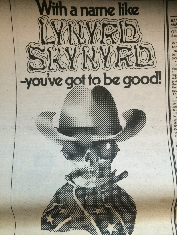 A cool ad from the paper!